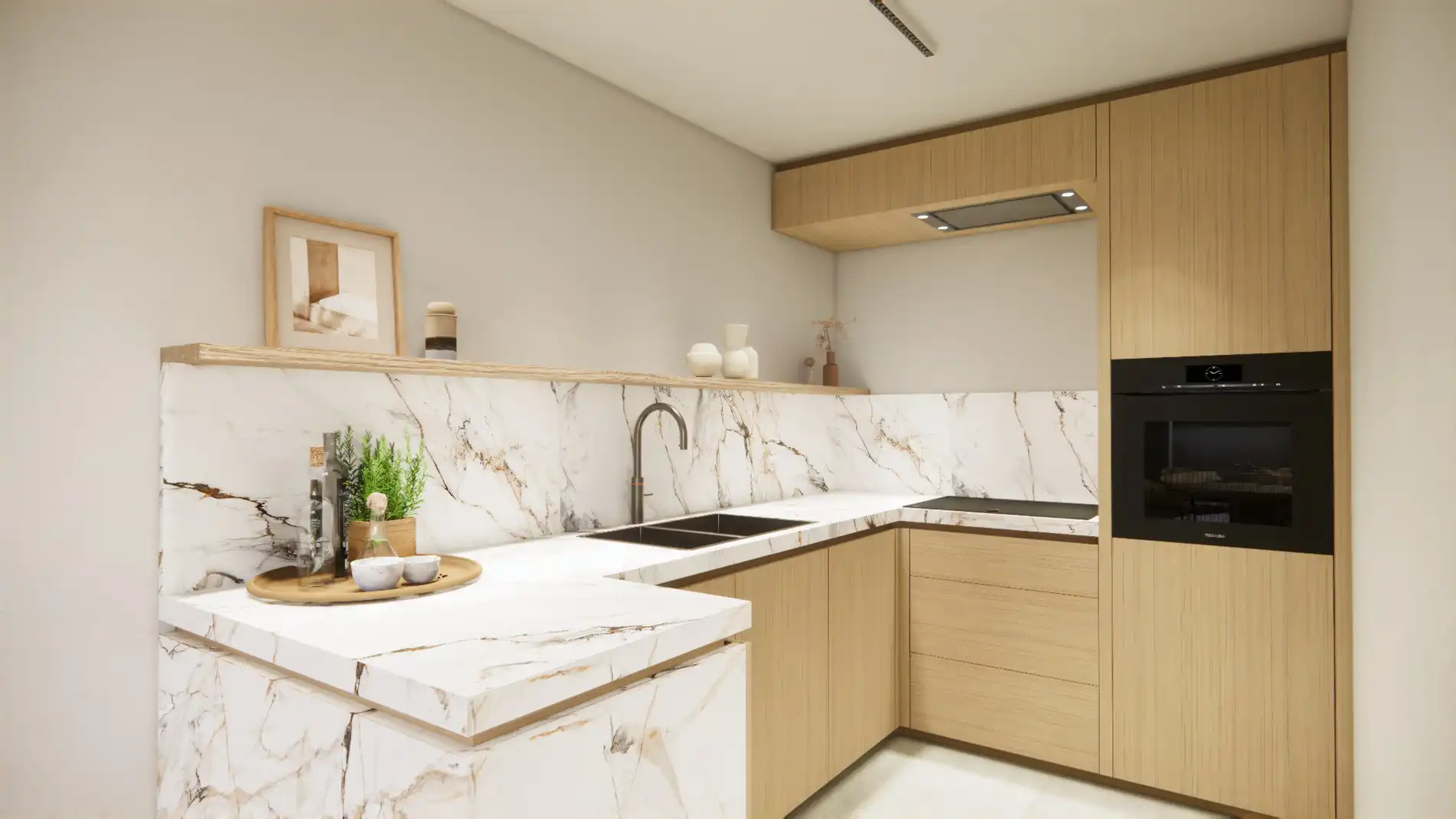 Ruim duplex appartement met leefruimte op tuinniveau in nieuwbouwproject Che Vista foto 7