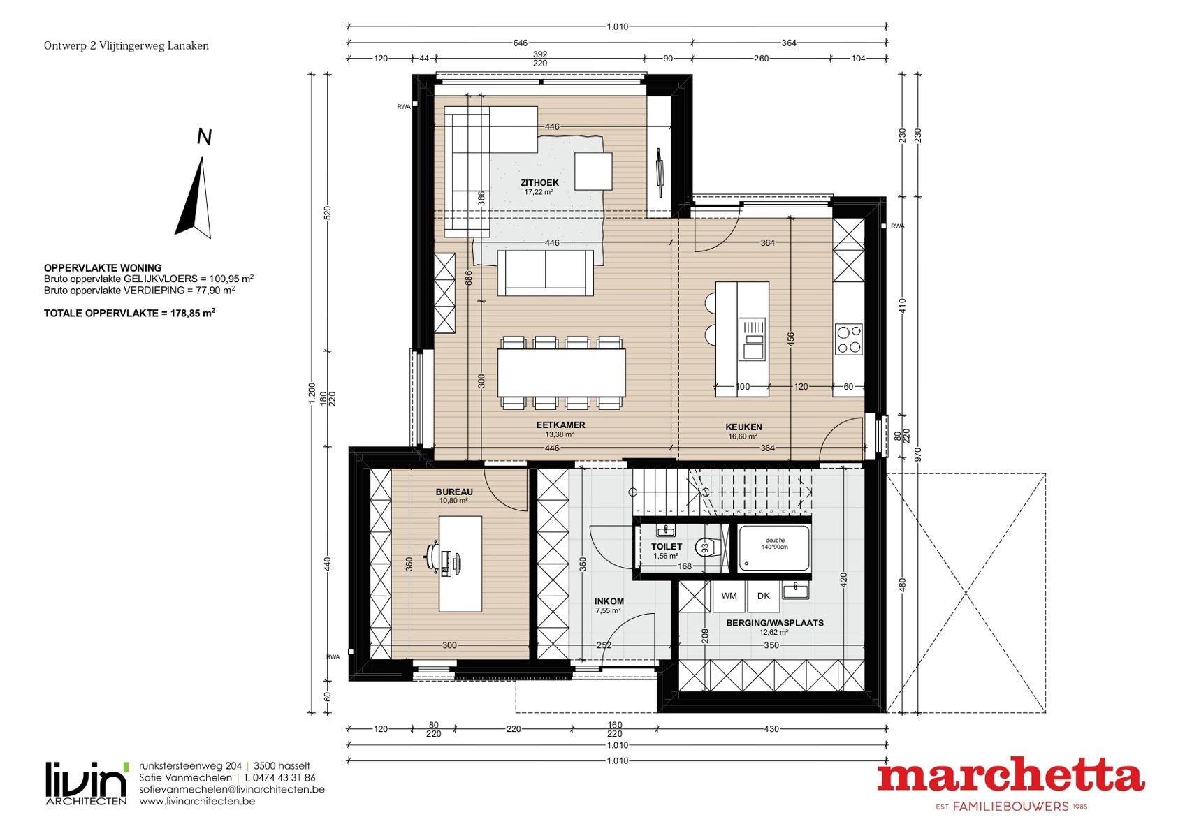 Bouwgrond voor open bebouwing op een perceel van 1.045m²!  foto 5