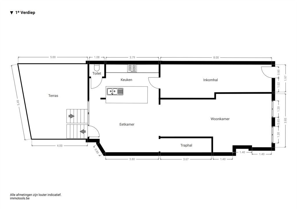 Gerenoveerde duplex met stadstuin foto 10