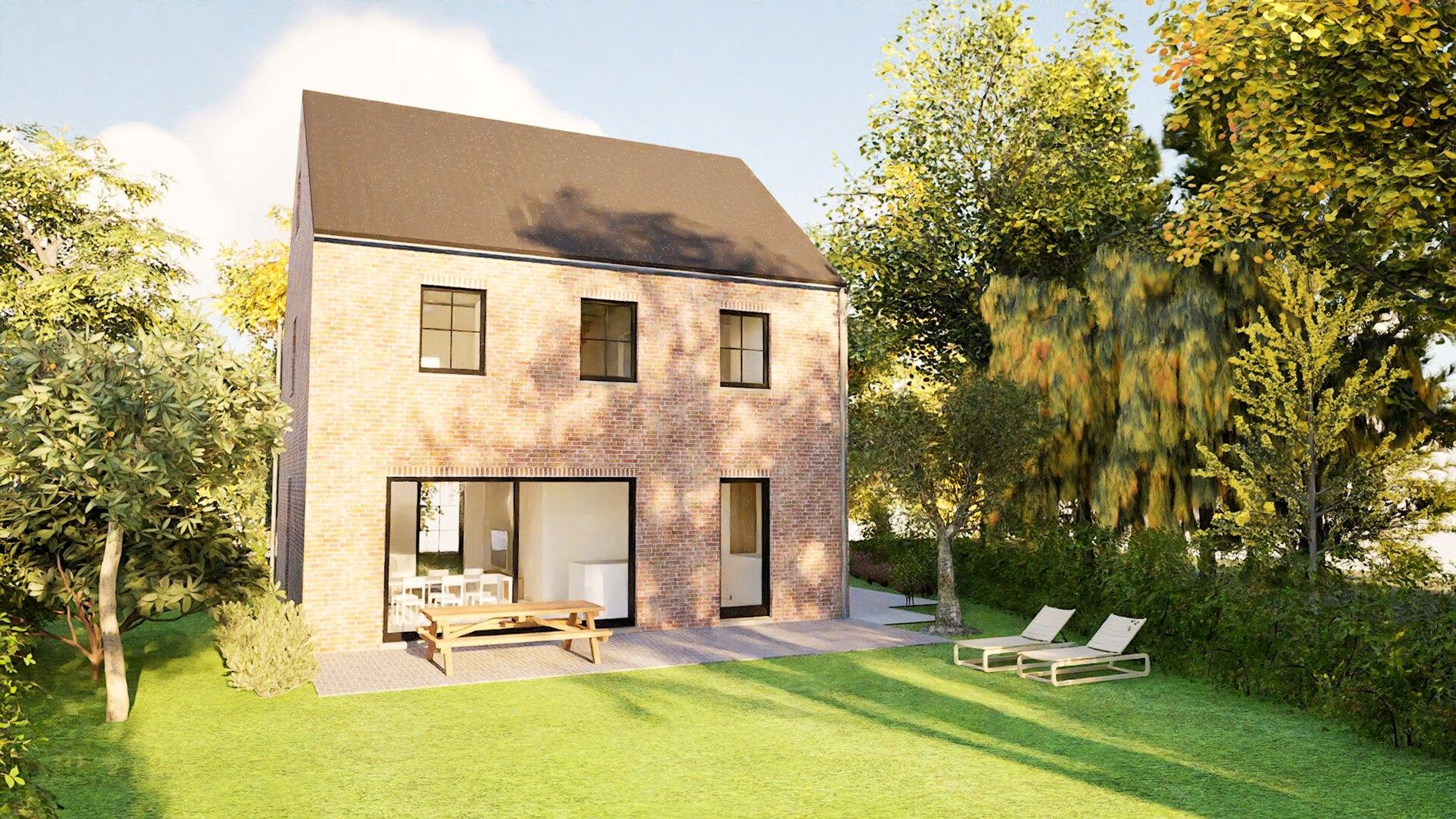 Stijlvolle Bijna Energie Neutrale nieuwbouwwoning op een perceel van 5a69ca gelegen op een zeer rustige locatie!  foto 2