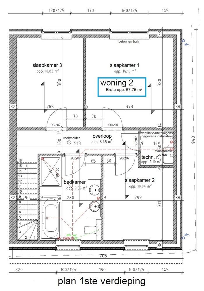 Bel-etage woning met 3 slaapkamers, dubbele carport  en tuintje /  6% btw mogelijk foto 7