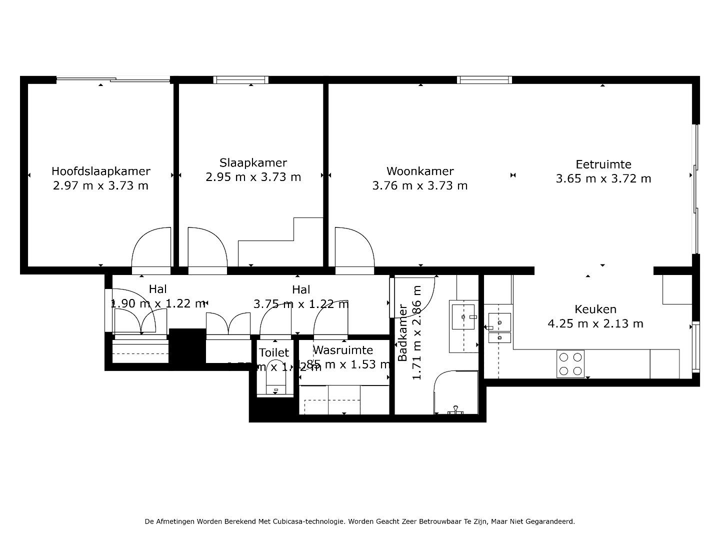 GELIJKVOERS APPARTEMENT VAN 89 M² MET TUIN VLAKBIJ MAASTRICHT ! foto 21