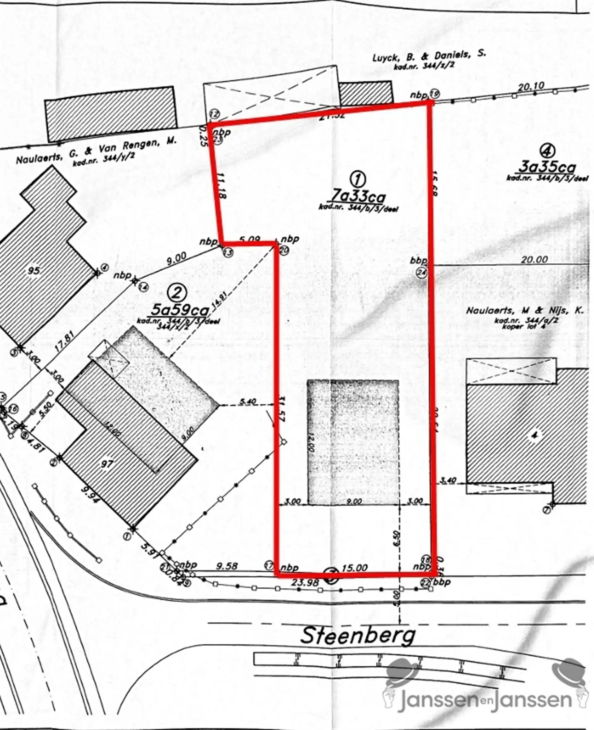 Goed gelegen bouwgrond in Rillaar met een totale oppervlakte van 733m² foto 2