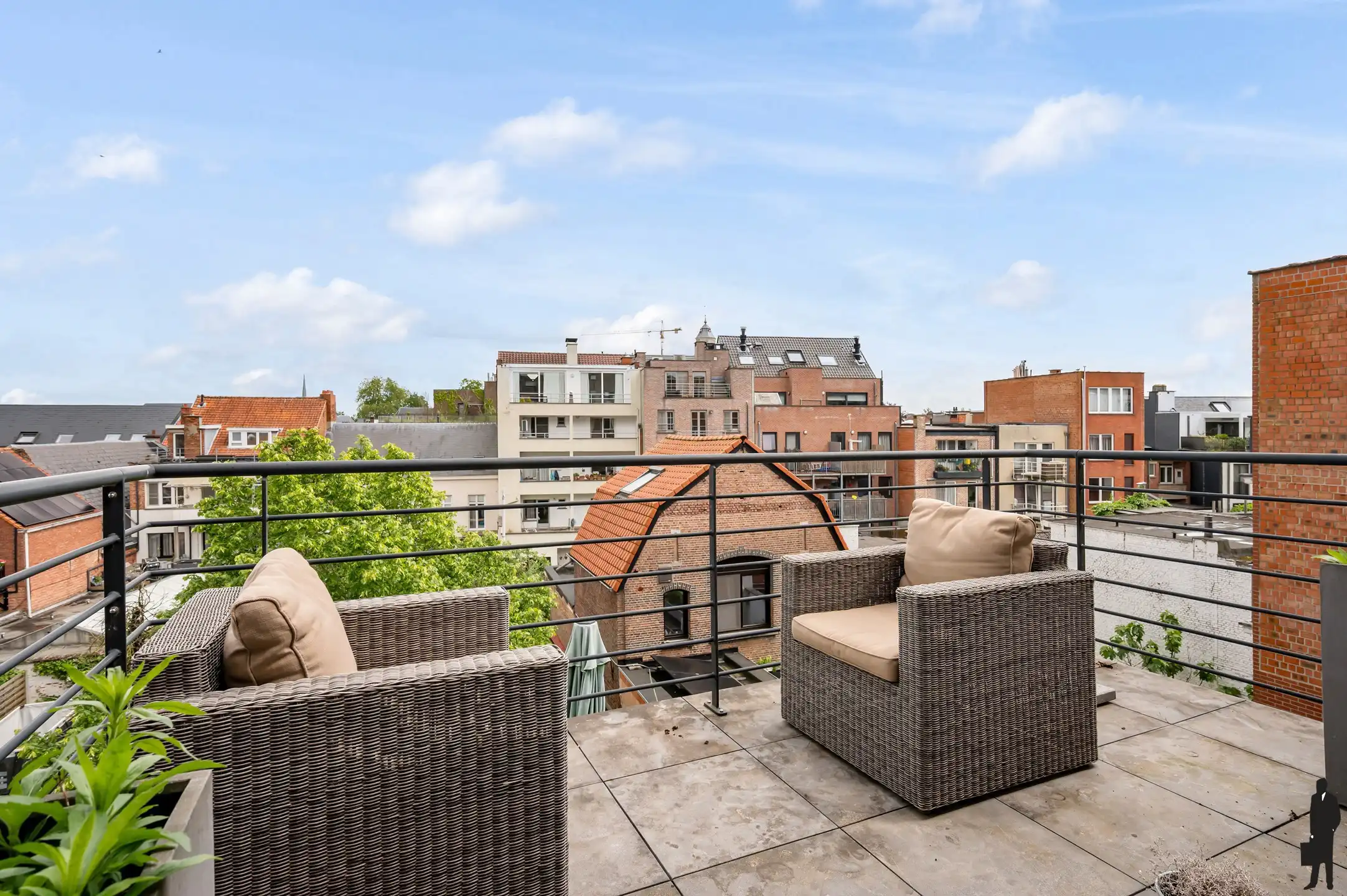 Duplex met 2 slpks en 2 terrassen gelegen in centrum Lier foto 10