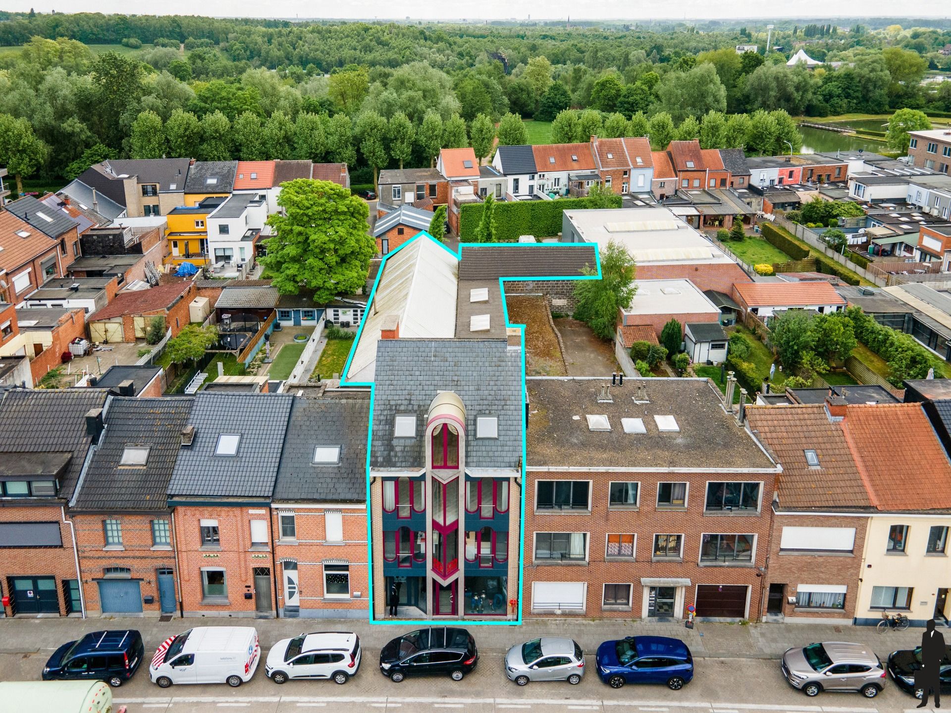 Polyvalent gebouw met handelsruimte-magazijn-kantoor-duplex foto 3