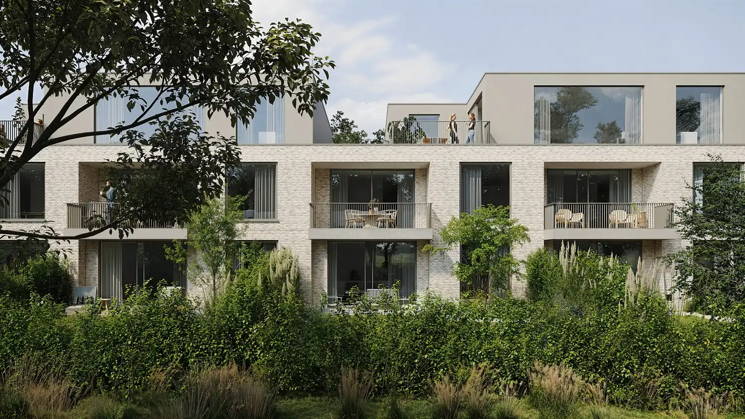 Nieuwbouwappartement, eerste verdieping, in een prachtige parkomgeving foto 17