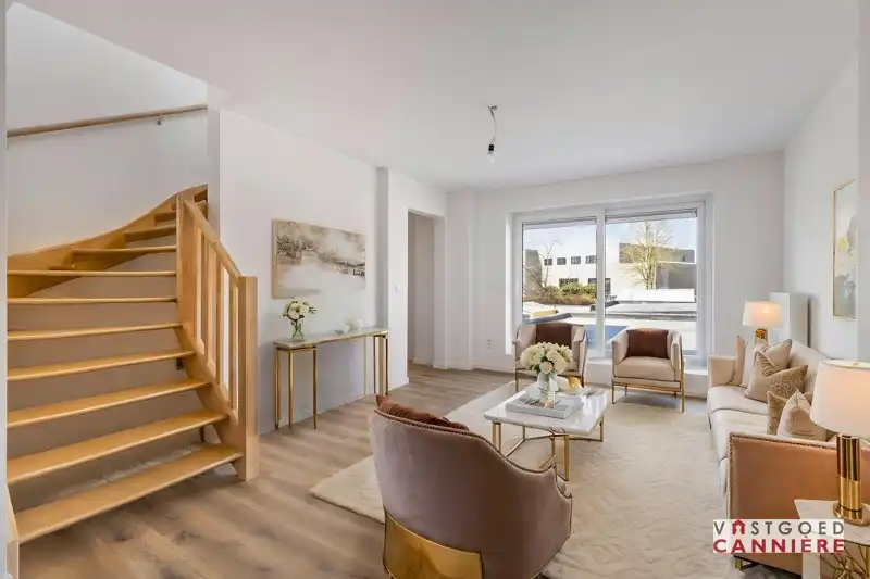 Volledig gerenoveerd, 1 slaapkamer appartement  met terras en parkeerplaats TE KOOP in Beveren-Leie! foto 6