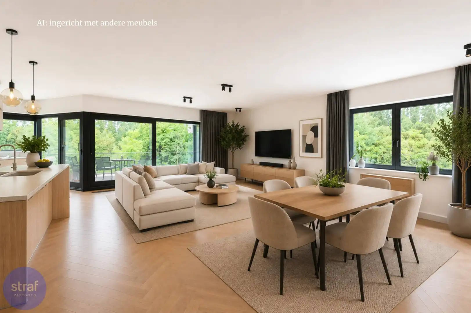 Groot 3 slpk appartement met 2 terrassen foto 5