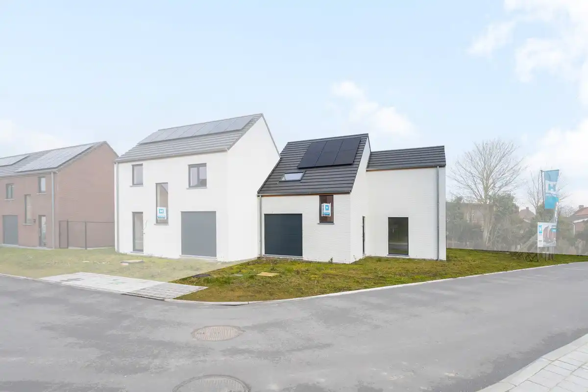 Laatste halfopen nieuwbouwwoning Jabbeke foto {{pictureIndex}}