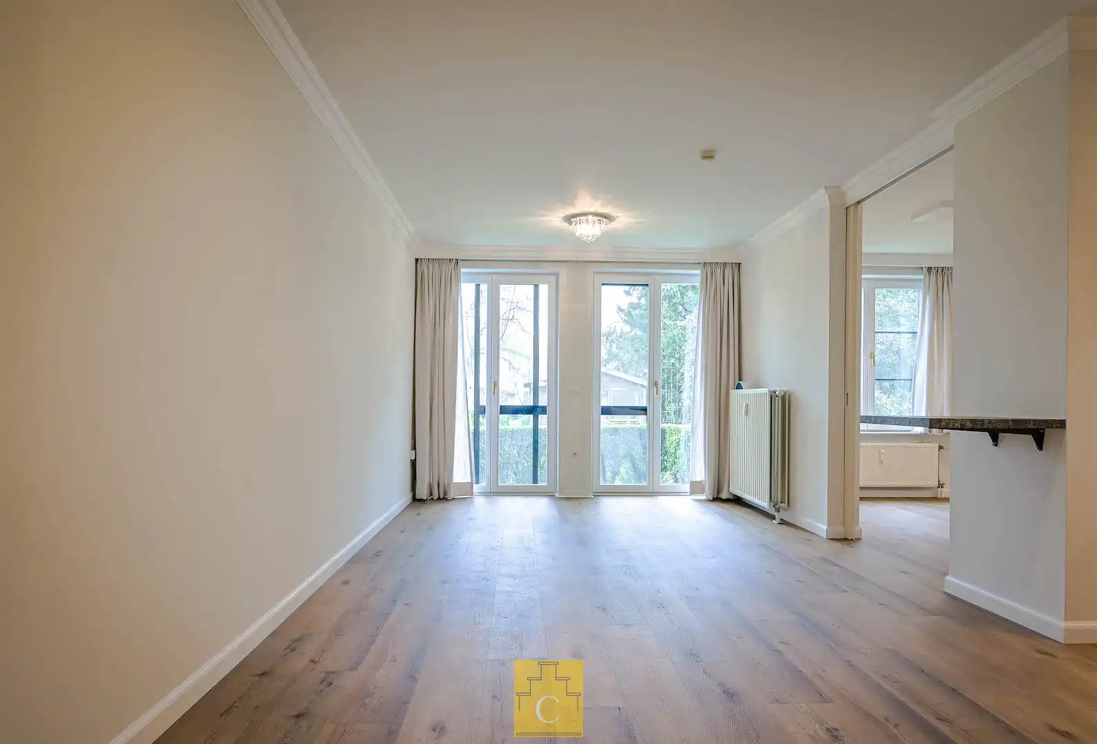 recent volledig vernieuwde serviceflat met zonnig terras in een groene oase nabij het centrum van Brugge foto 7