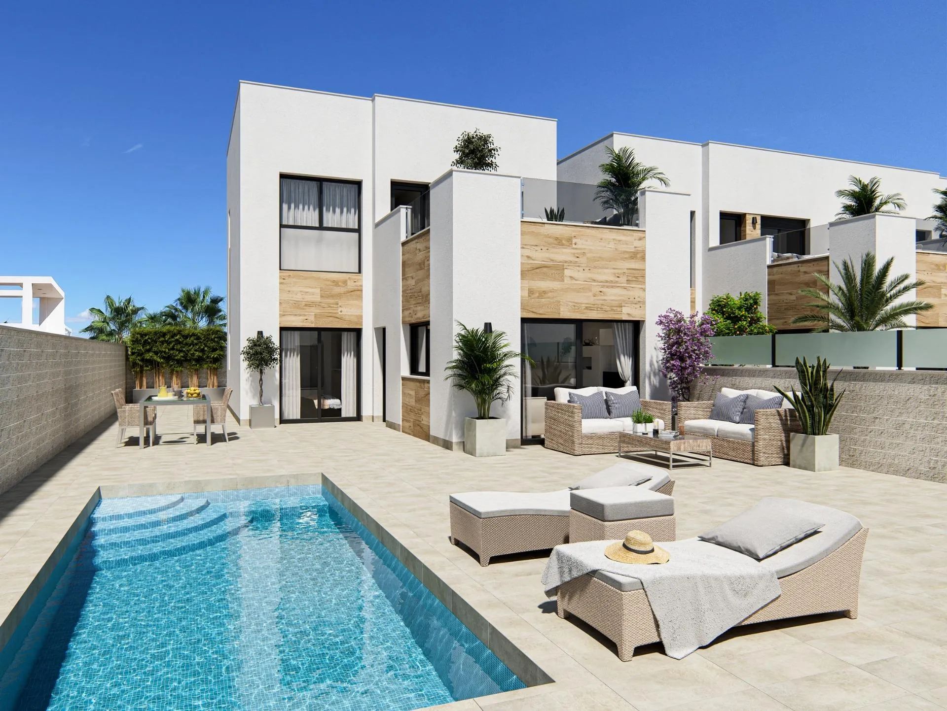 Modern wonen in stijl: exclusieve villa's in het hart van de Mediterrane rust foto {{pictureIndex}}