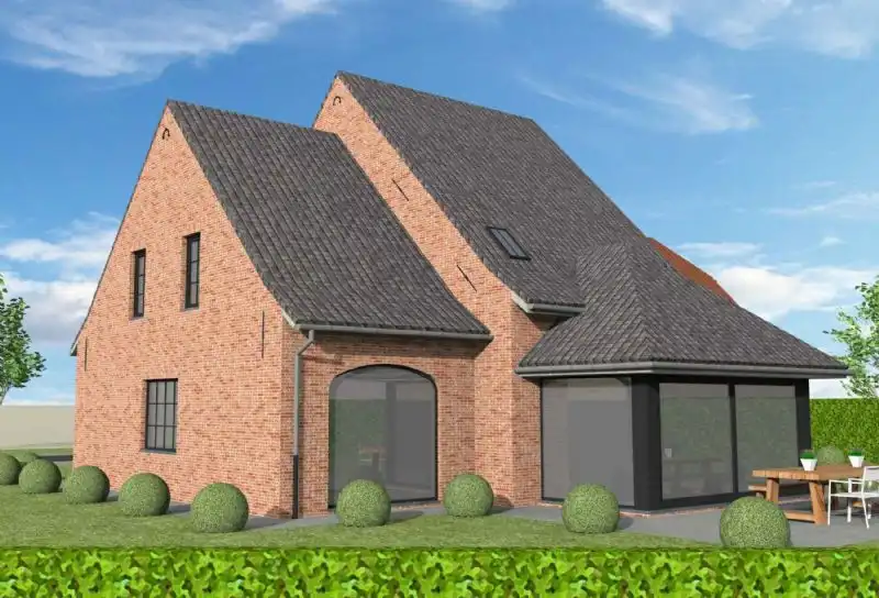 Nieuw te bouwen alleenstaande woning te Dentergem. foto 3