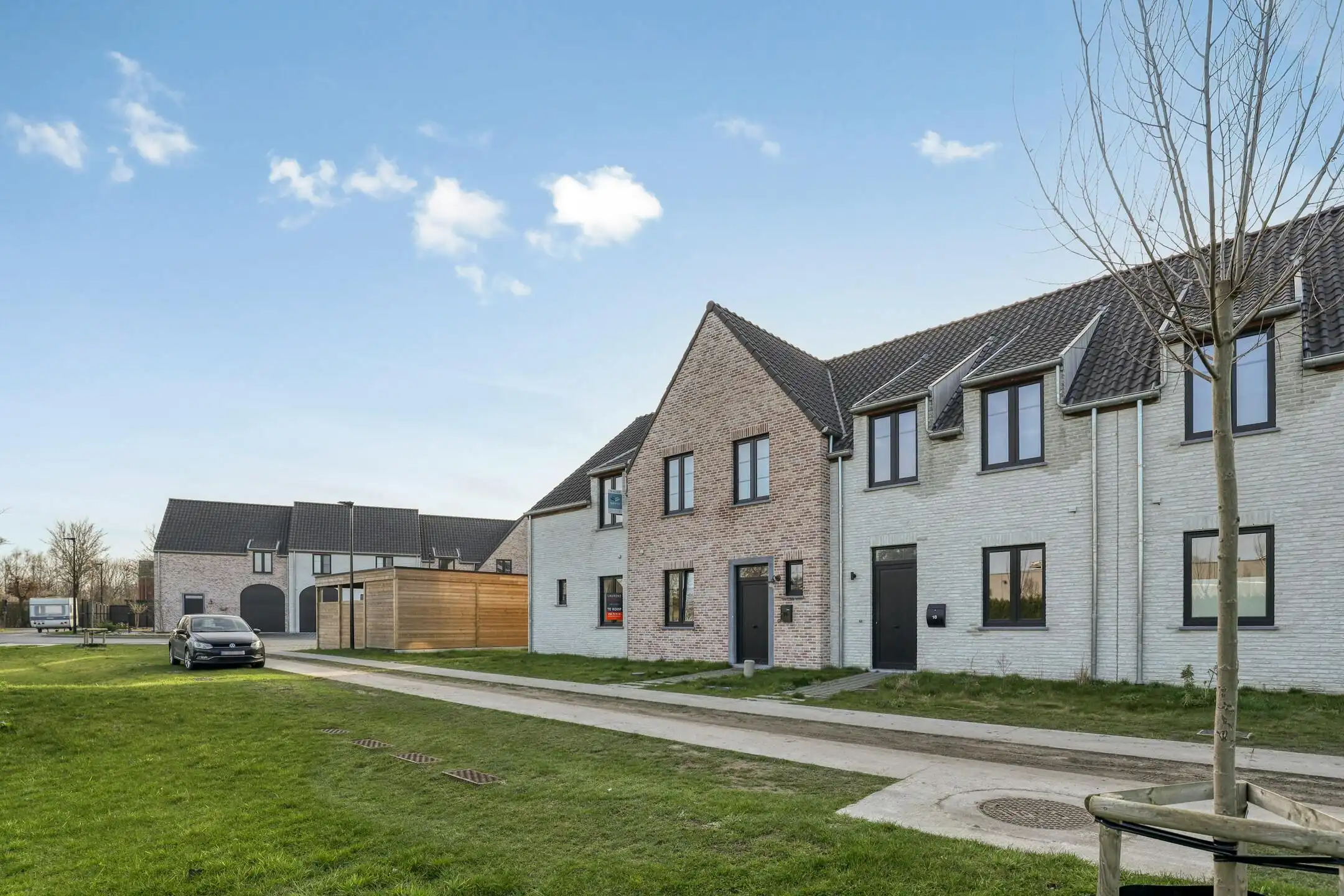 Huis (°2024, EPC A: 21) met 3 slaapkamers, carport en tuin te Maldegem foto 16