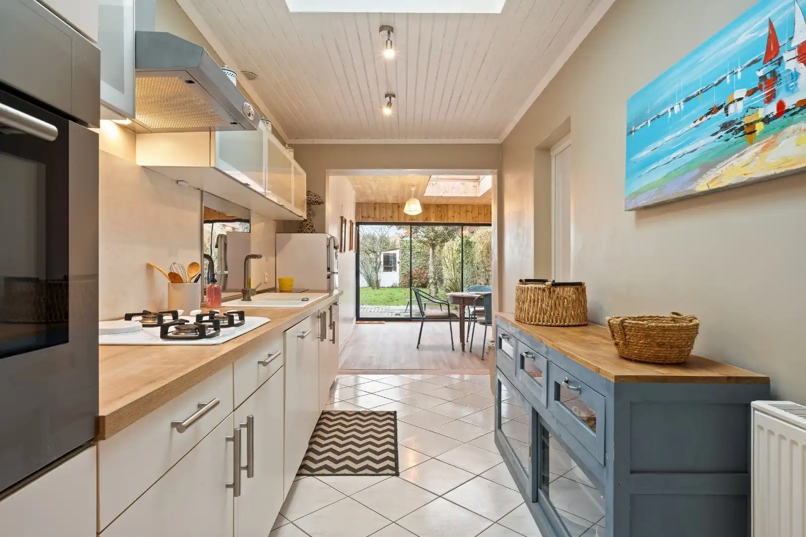 Instapklare woning met 2 slaapkamers en zongerichte tuin in Mesen foto 4