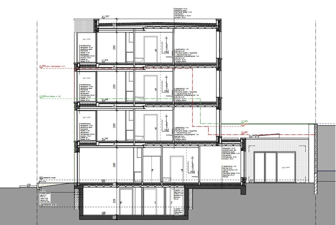 Gebouw met  4 appartementen in casco verder af te werken, vlakbij Zeelaan  foto 8