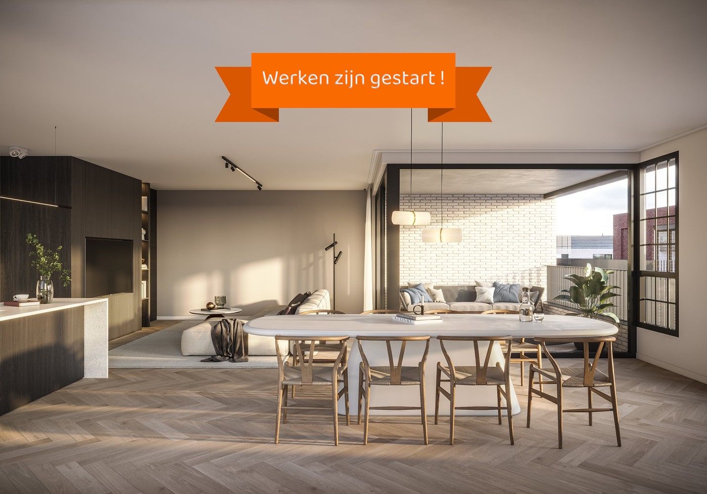 Appartement met 2 slpkrs in uniek nieuwbouwproject foto {{pictureIndex}}