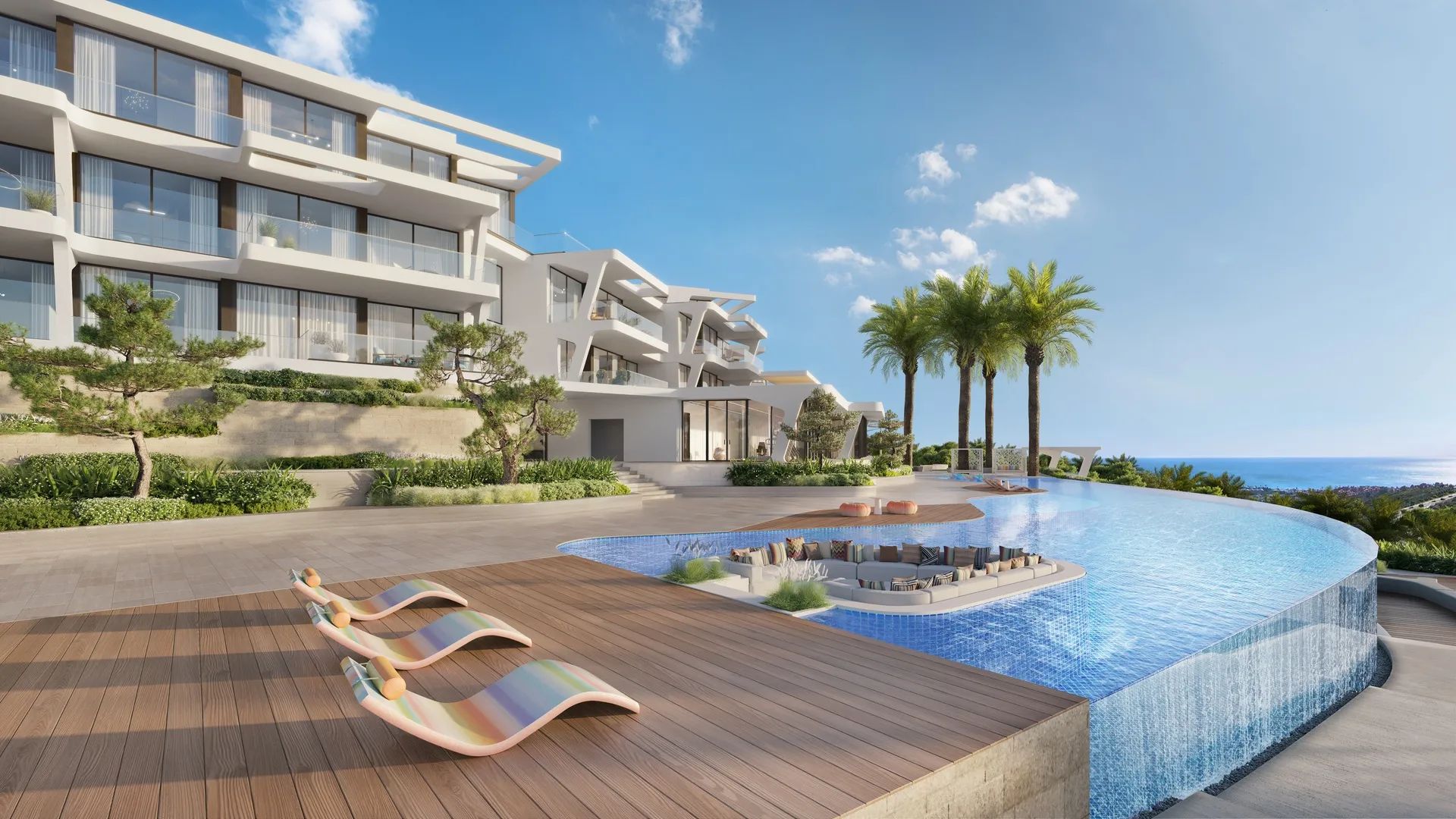 Luxe design-appartementen van zeer hoge kwaliteit nabij het strand. Ontdek deze unieke woningen! foto {{pictureIndex}}
