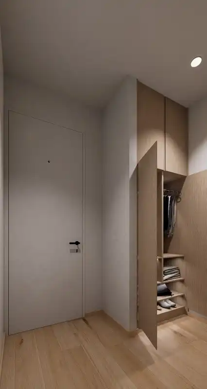 Nieuwbouw gelijkvloerse studio met 1 slaapkamer, ruim terras en topligging in Koksijde. foto 4