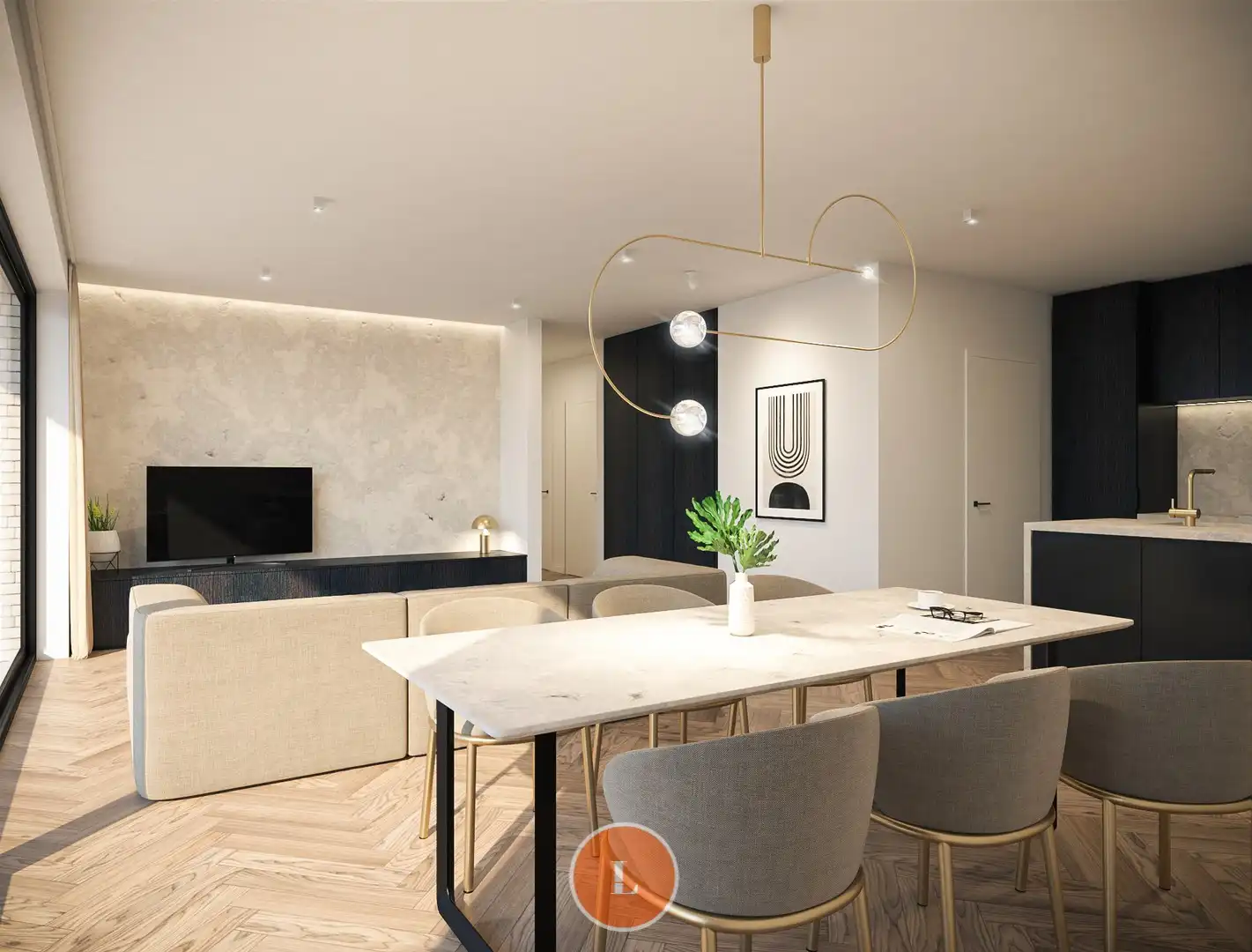 Nieuwbouw appartement met terras en autostaanplaats – eerste verdieping foto 4