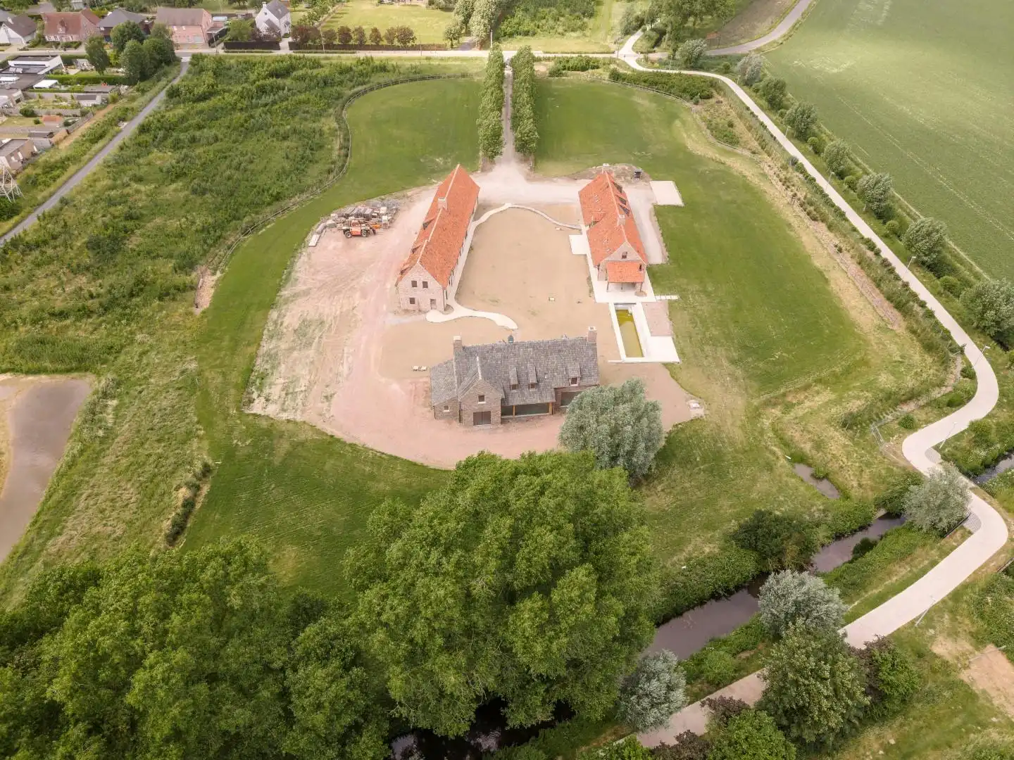 Uitzonderlijke nieuwbouwhoeve op ruim 2 hectare in Roeselare foto 24