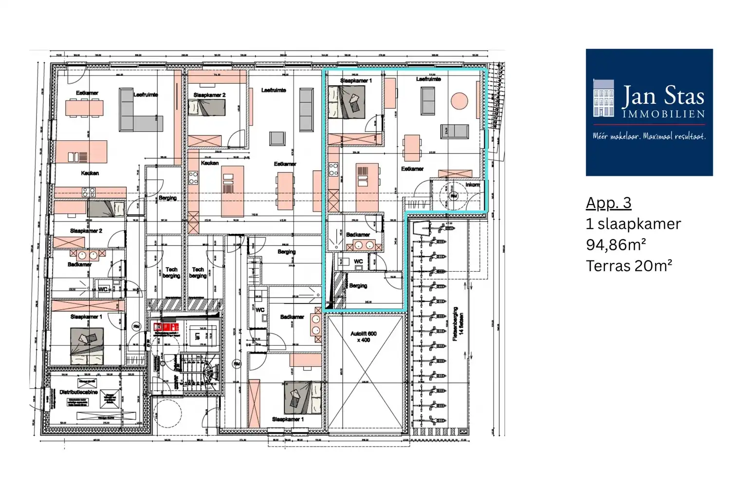 Zeven appartementen - Zorgeloos aankopen - Zonder voorafbetalingen foto 5