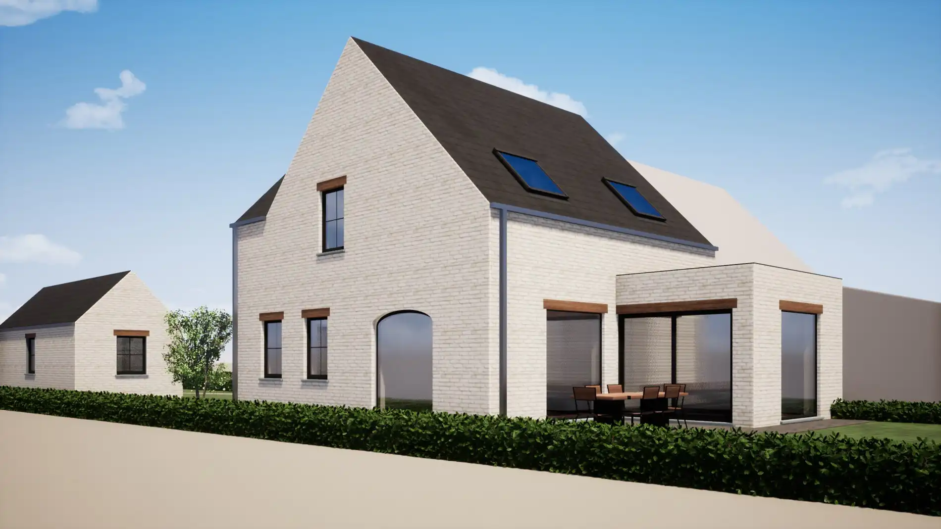 Ruime nieuwbouwwoning in landelijke setting te Kortemark foto 5