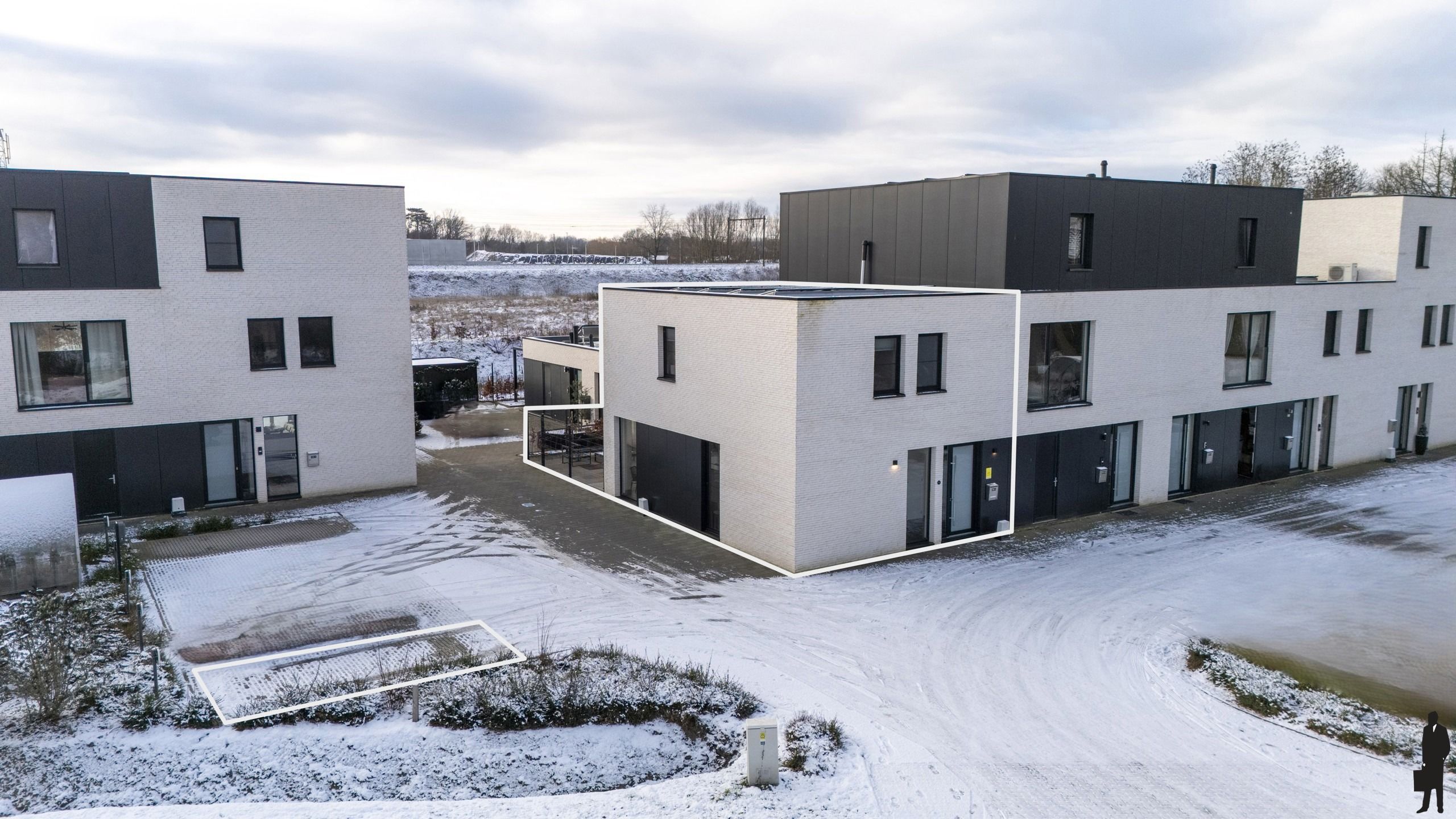 nieuwe HOB-woning te Hasselt (3 slpk. + parking) nabij groen foto 2