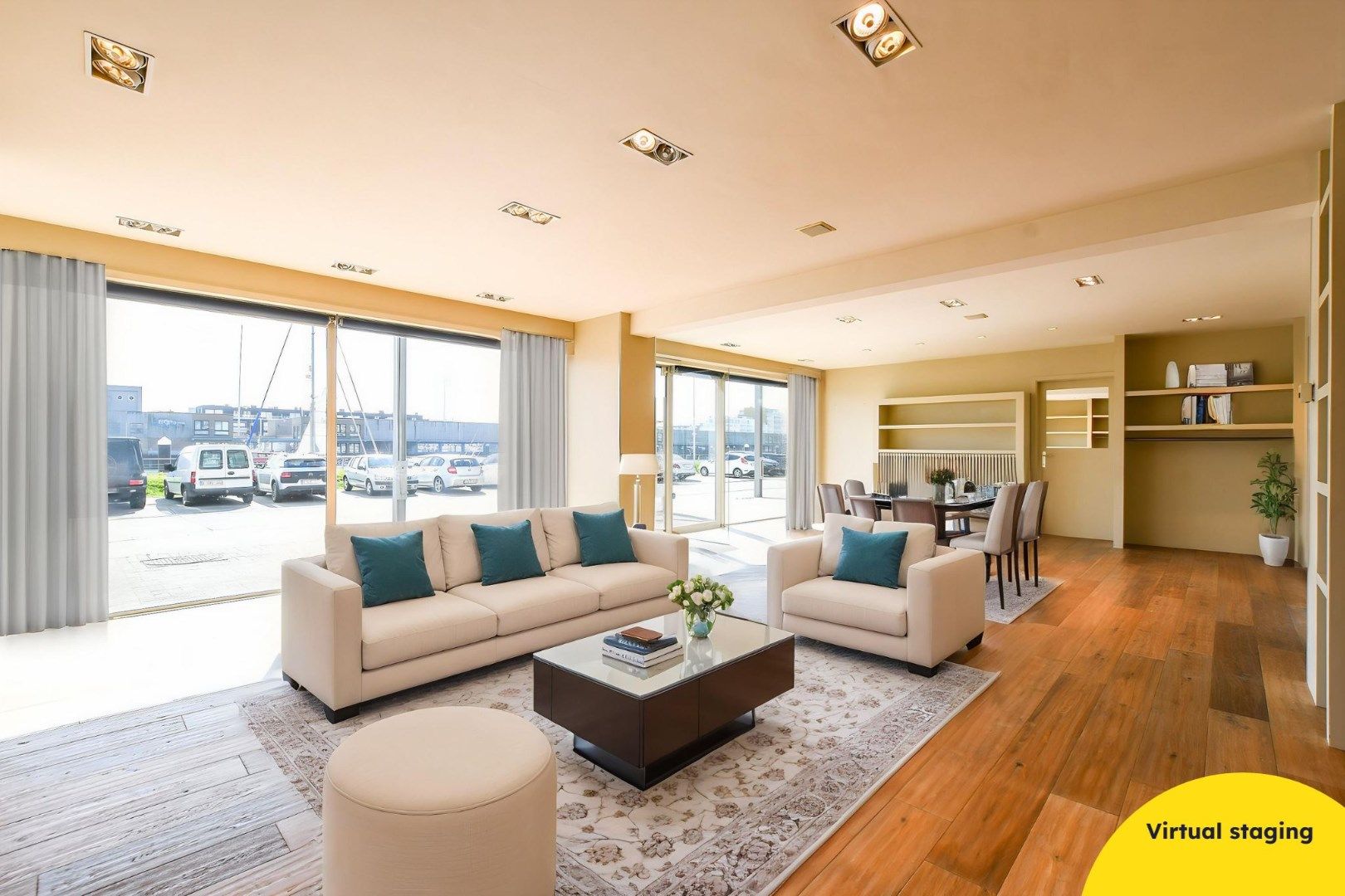 Hoofdfoto van de publicatie: Veelzijdig appartement (115m²) aan de jachthaven te Zeebrugge met ruime garagebox