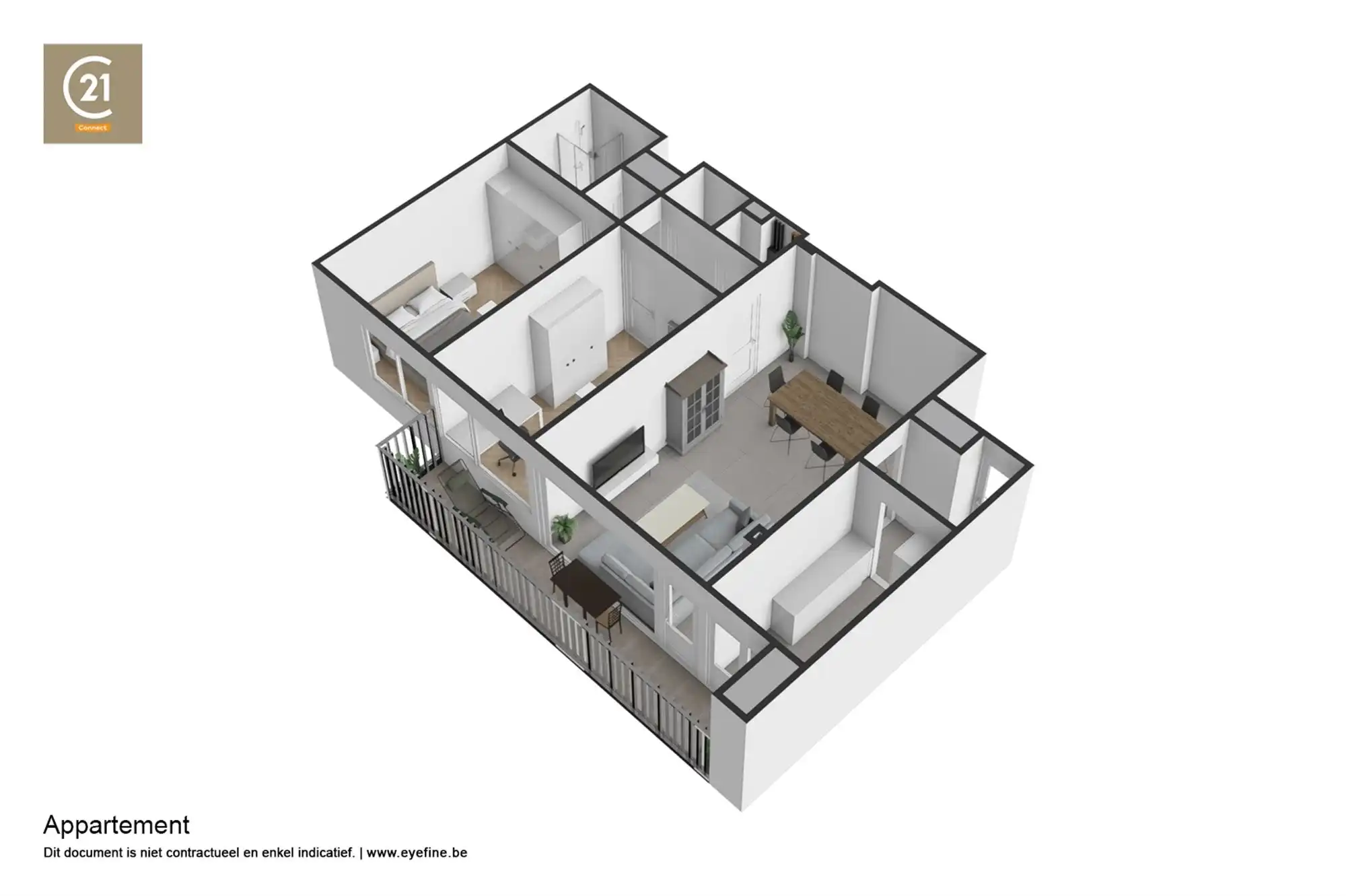 Instapklaar 2-slaapkamer appartement te Kortenberg. foto 14