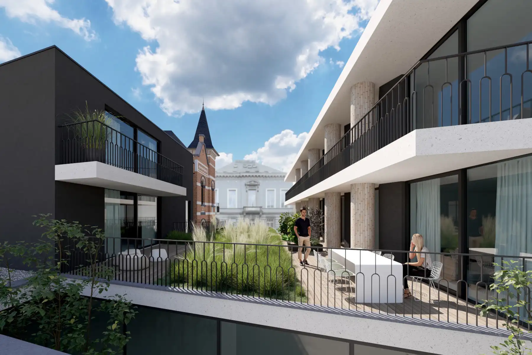 Nieuwbouwproject Villa Maurice: apptartement A2.7 met terras foto 2