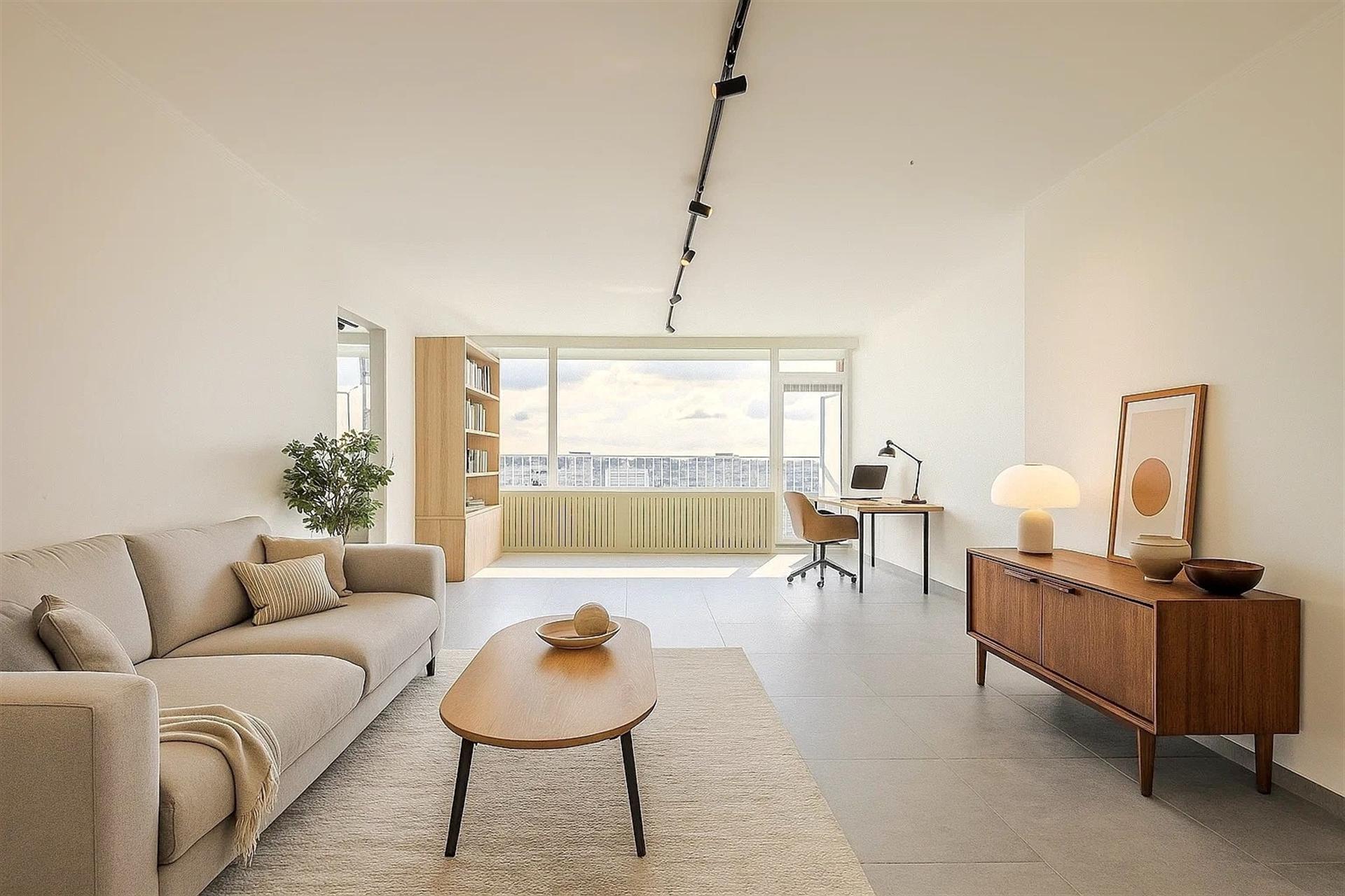 Gerenoveerd appartement met panoramisch zicht op Gent. foto 2