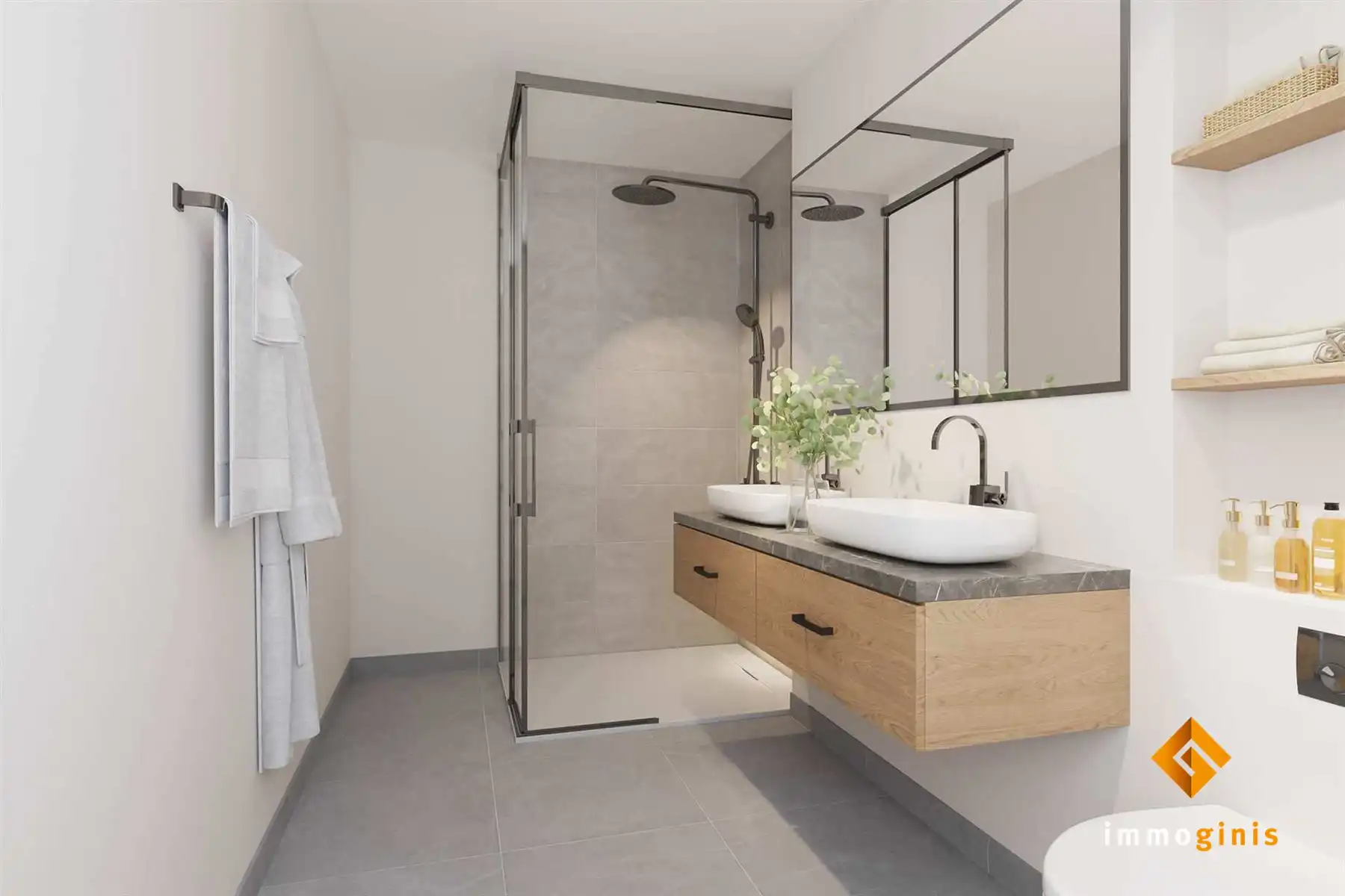 OPEN WERF! Gelijkvloers appartement met 1 slaapkamer en overdekt terras.  foto 9