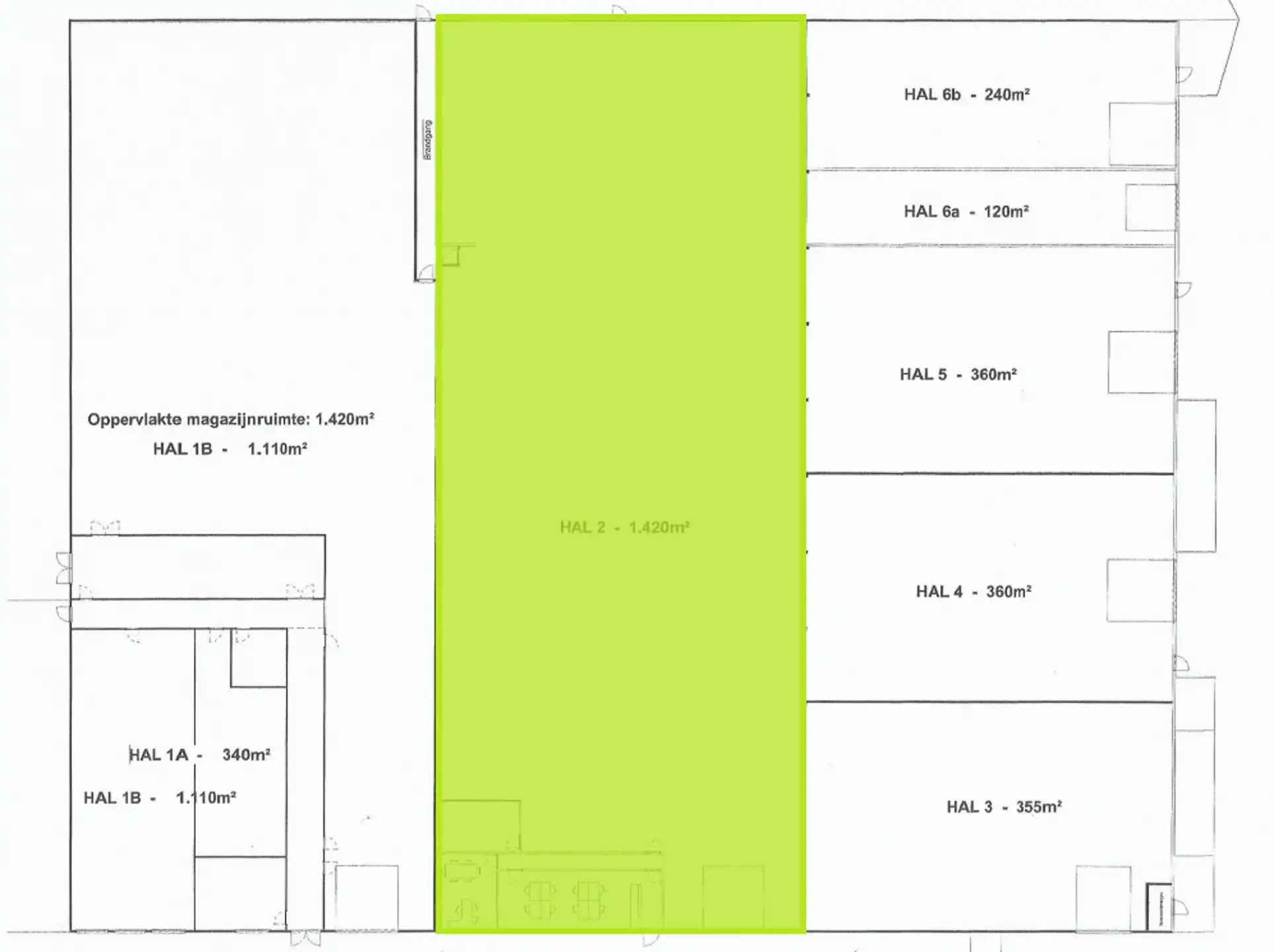 TE HUUR: BEDRIJFSGEBOUW VAN 1420M² foto 8
