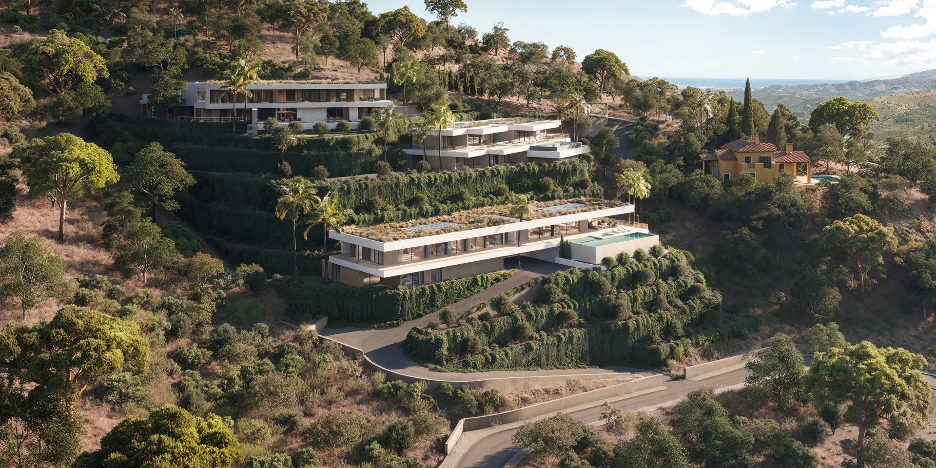 Adembenemende designvilla in Montemayor met panoramisch zeezicht en ongeëvenaarde luxe foto 6
