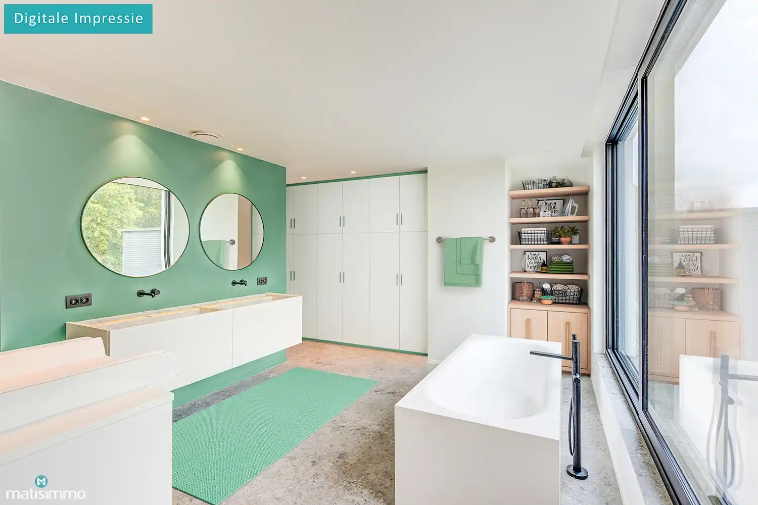 MODERNE VILLA MET INGEBOUWD ZWEMBAD, 3 SLAAPKAMERS EN PRAKTIJKGEDEELTE IN RUSTIGE OMGEVING TE WELLEN foto 21
