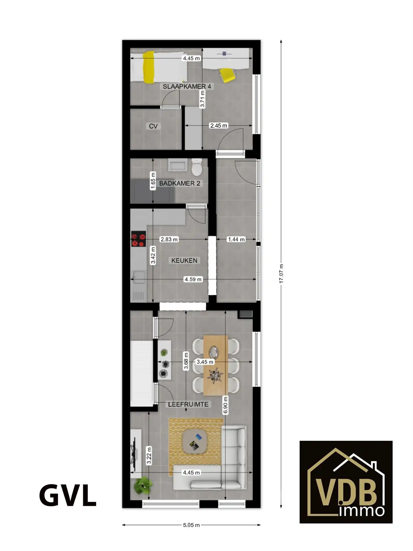 HALF OPEN BEBOUWING MET 4 SLAAPKAMERS EN GROTE GARAGE foto 11