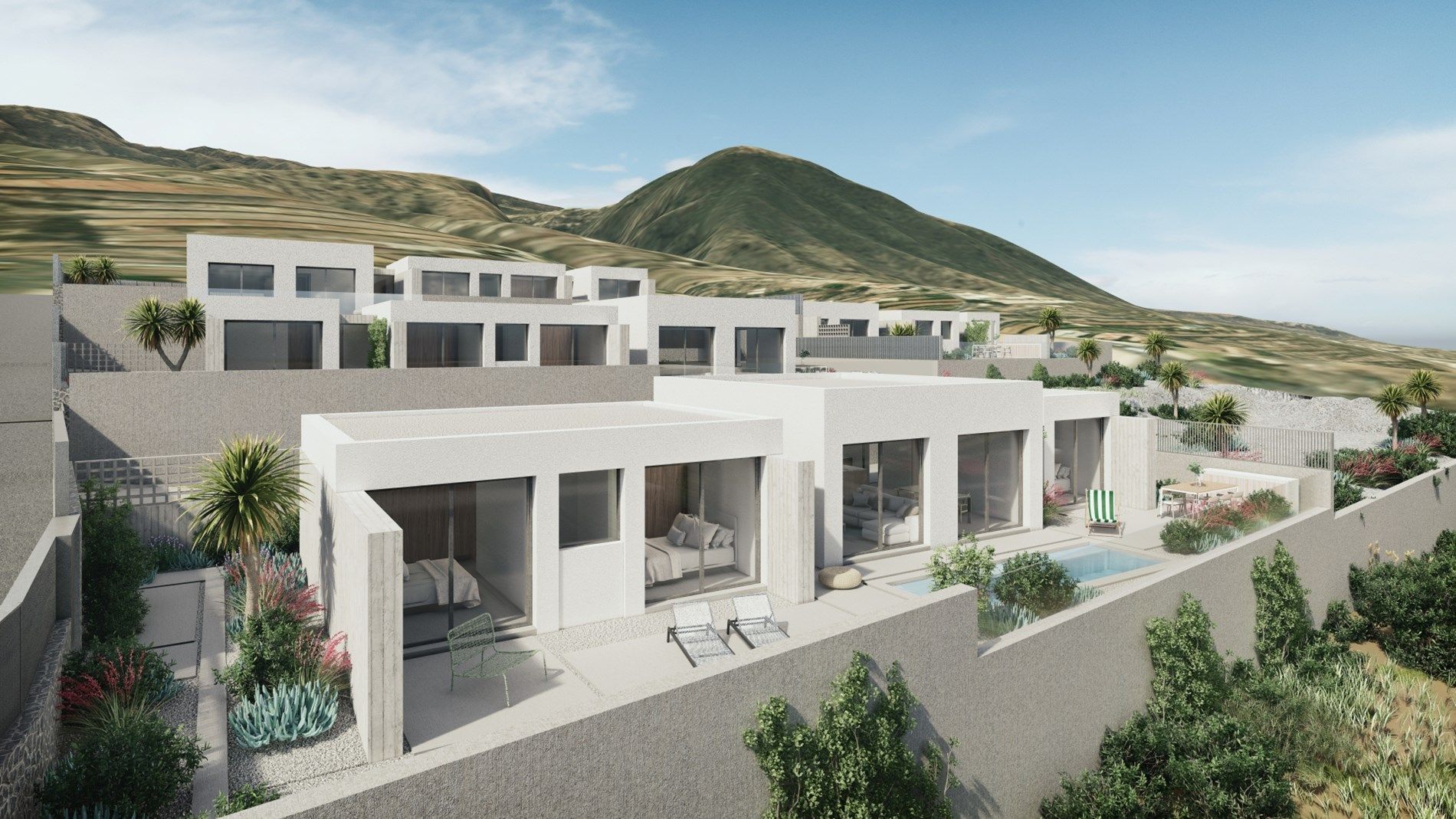 Nieuwbouw villa's in Tenerife te El Pozo Guia de Isora foto 3