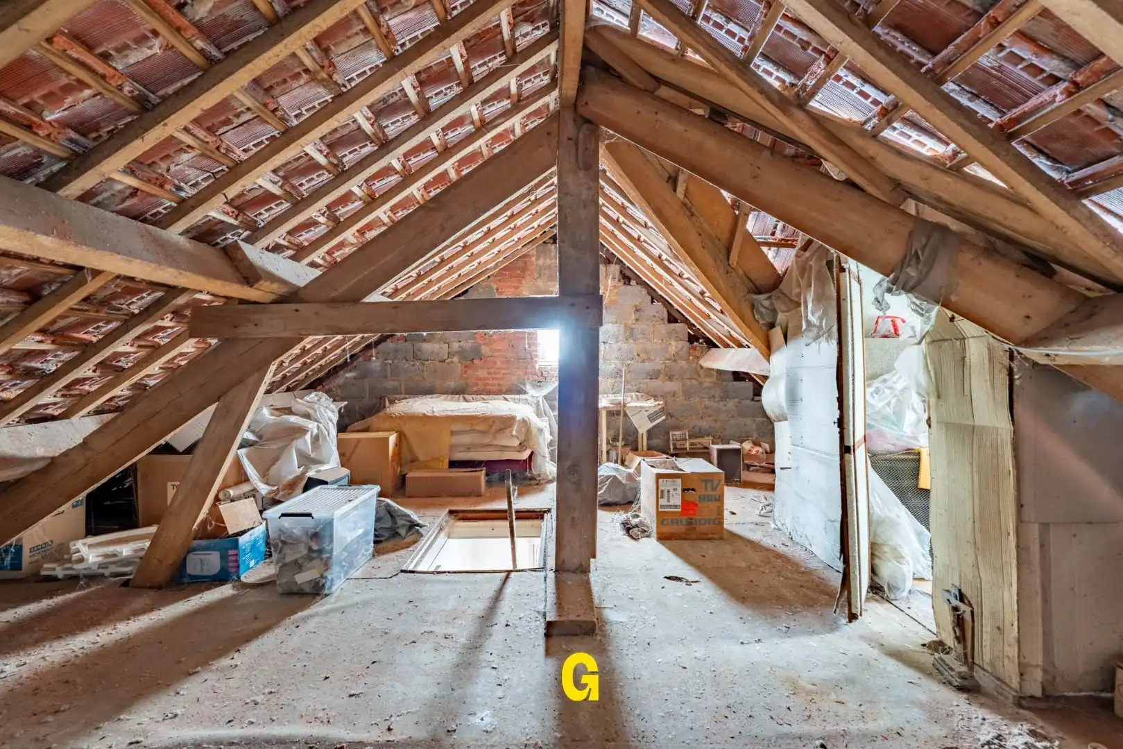 Halfopen te renoveren woning met tuin op 5a95ca, met achteraan toegang via de Wijnlaan foto 21