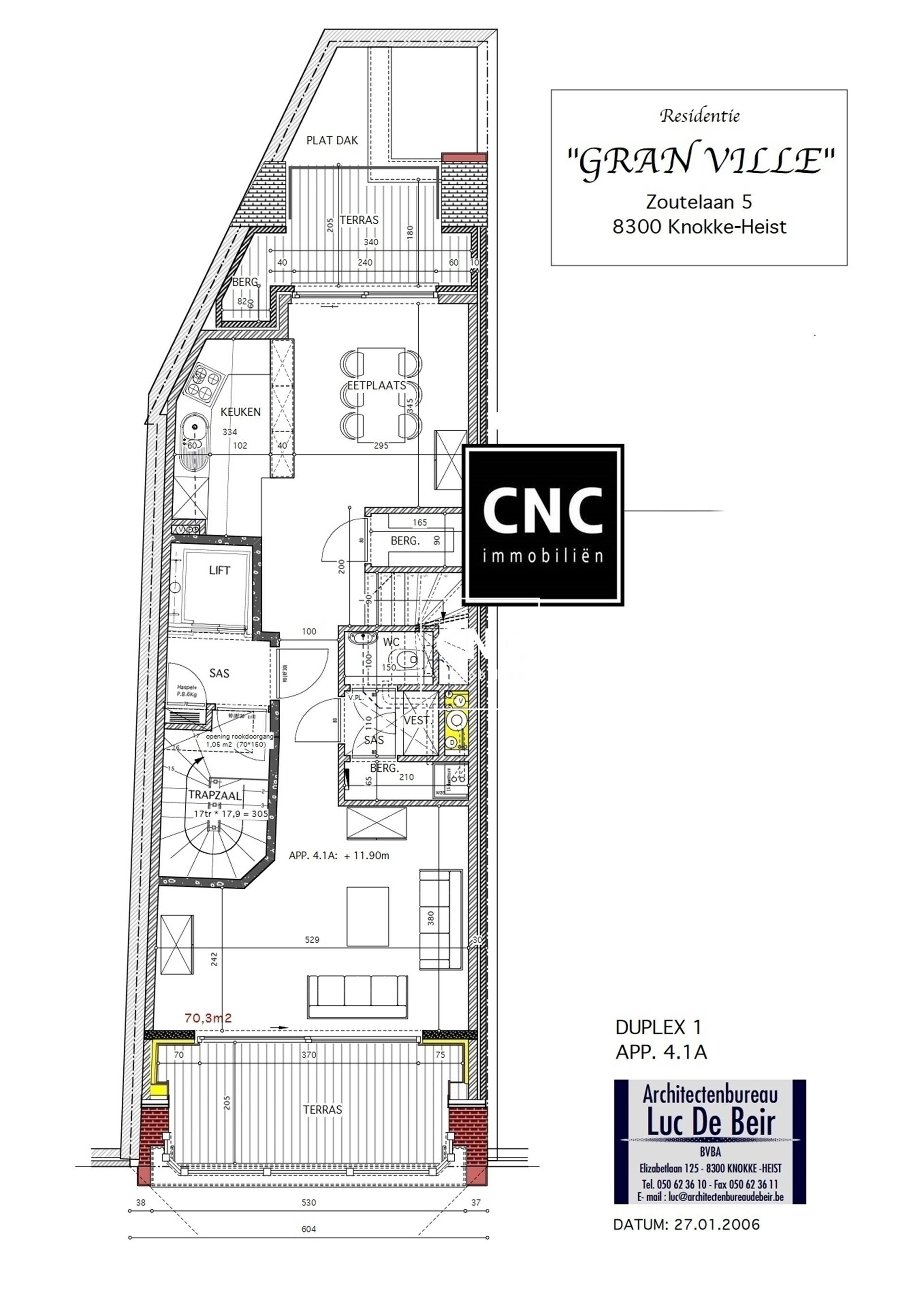 Duplex-appartement met zonneterras op toplocatie in Knokke foto 21