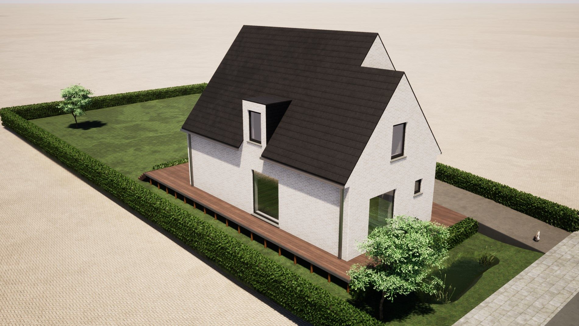 Exclusieve nieuwbouwvilla op 804 m² nabij strand te Westende foto 4