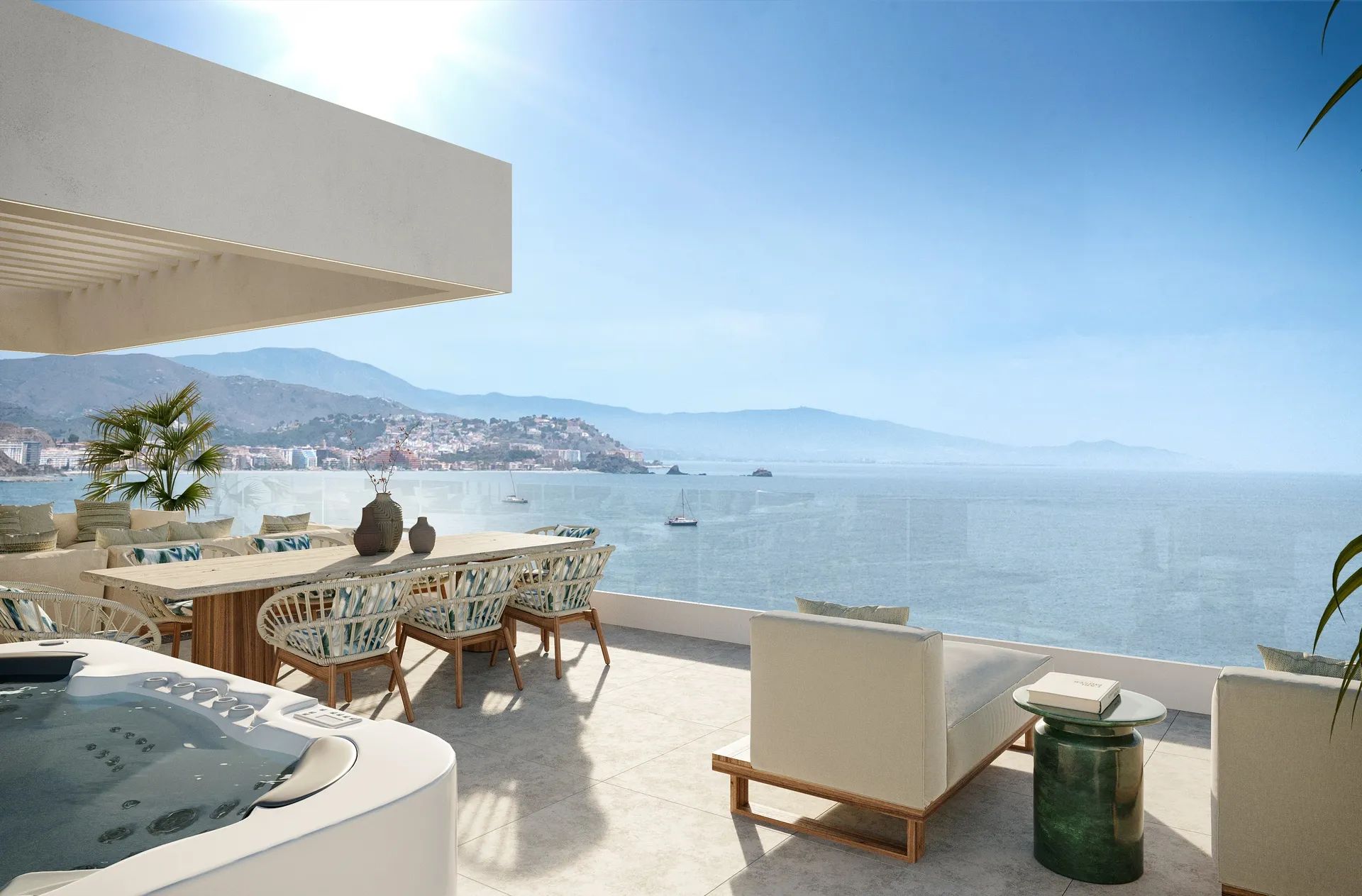 Wonen in luxe en comfort met uitzicht op de baai van Málaga – exclusieve appartementen foto {{pictureIndex}}