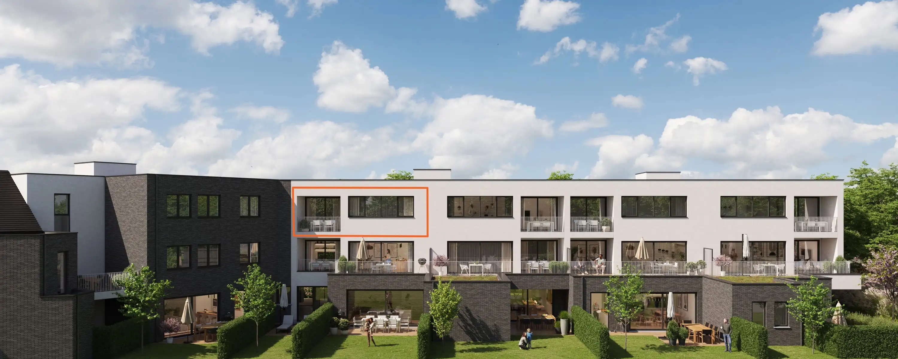 Nieuwbouwappartement met 2 slaapkamers en ruim terras foto {{pictureIndex}}