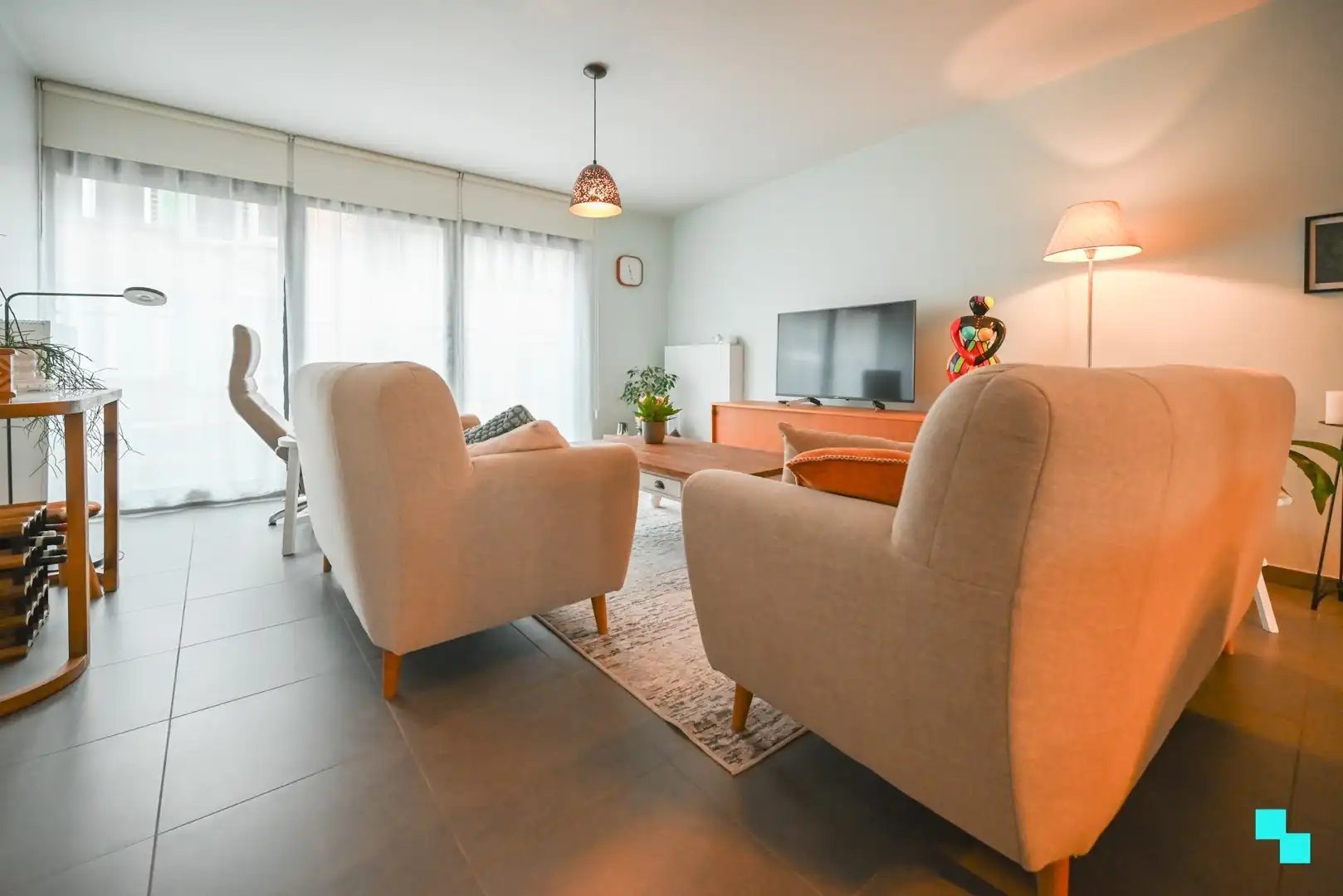 Lichtrijk tweeslaapkamer appartement te hartje Izegem foto 8