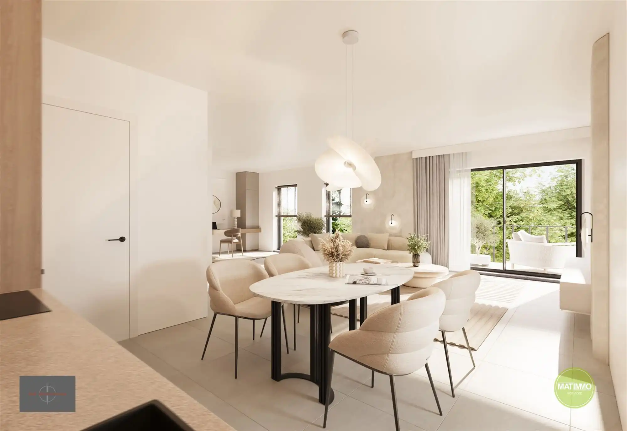 Prachtig nieuwbouwappartement met 2 slaapkamers en terras foto 7