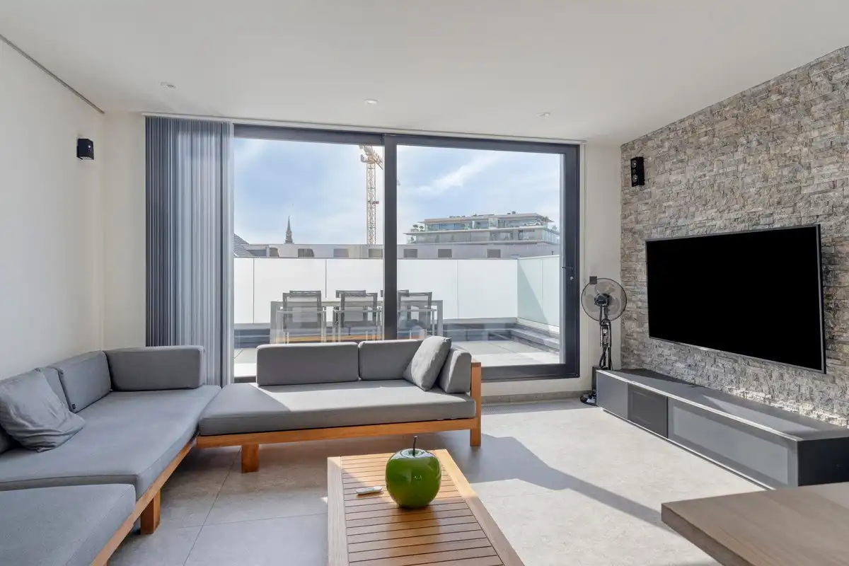 Loftappartement met 2 terrassen en dubbele garage op het Kolonel Dusartplein foto 10