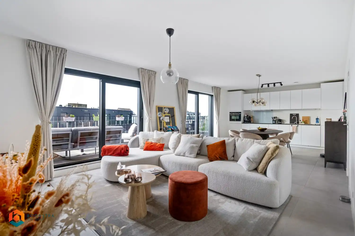 Penthouse met 2 slpkrs en 2 terrassen foto 4