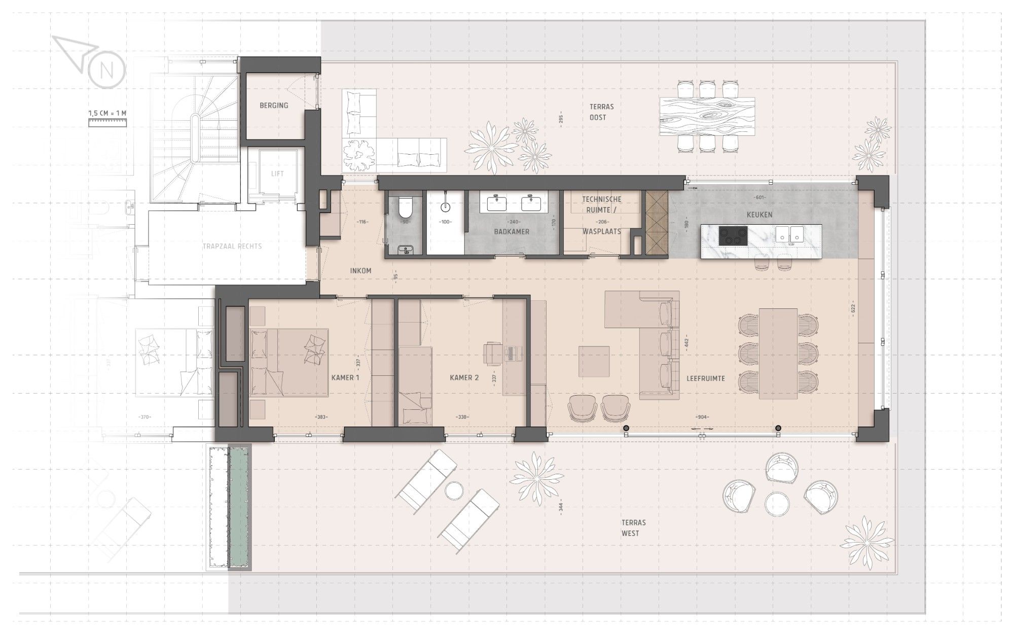 Sublieme penthouse met groot terras en prachtig uitzicht foto 4