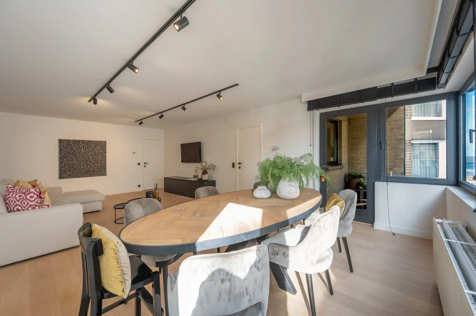 Lichtrijk appartement met zijdelings zeezicht en prachtig open zicht over Duinbergen foto 2