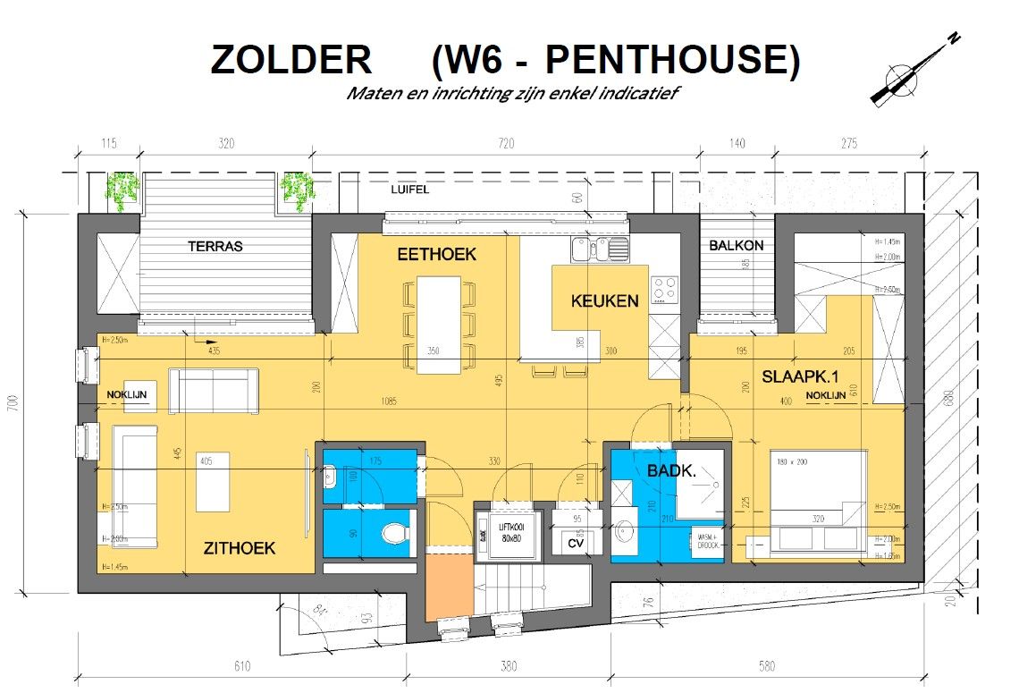 Penthouse met 2 ruime terrassen foto 4