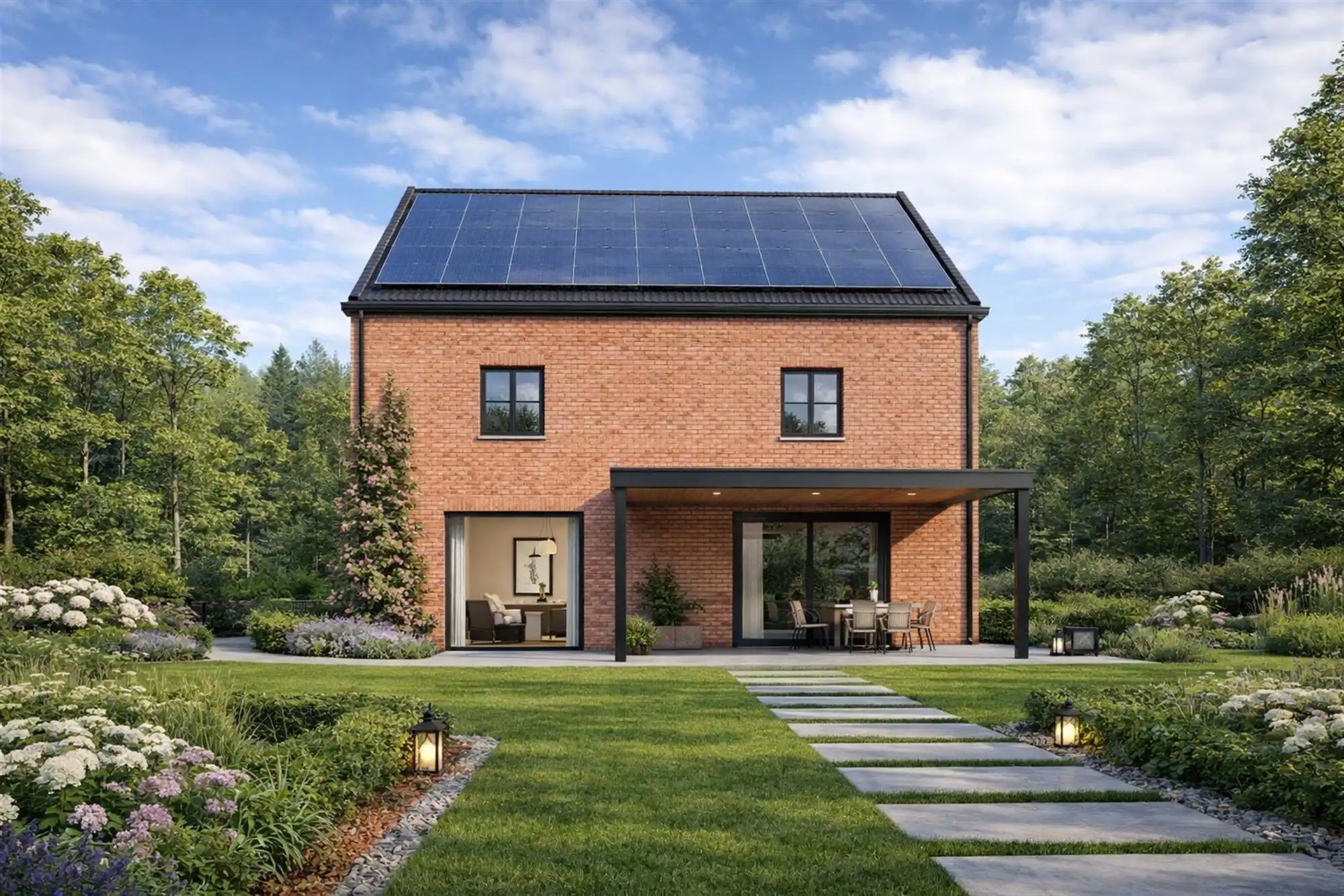 NIEUWBOUWWONING OP UNIEK PERCEEL MET MAAR LIEFST 34M STRAATBREEDTE! foto 2